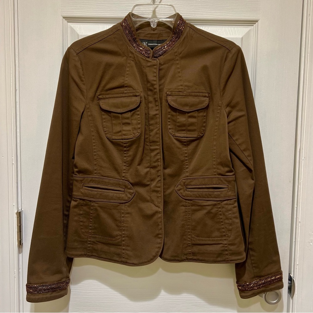 Women’s Brown Military/Utility Jacket